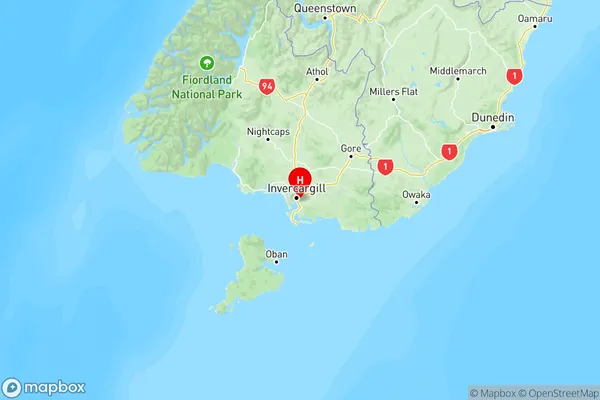 Heidelberg, Southland Region Map