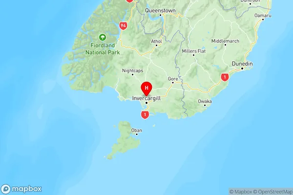 Makarewa, Southland Region Map