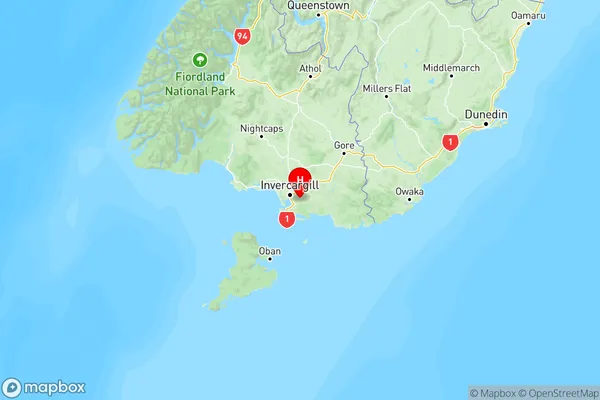 Waimatua, Southland Region Map