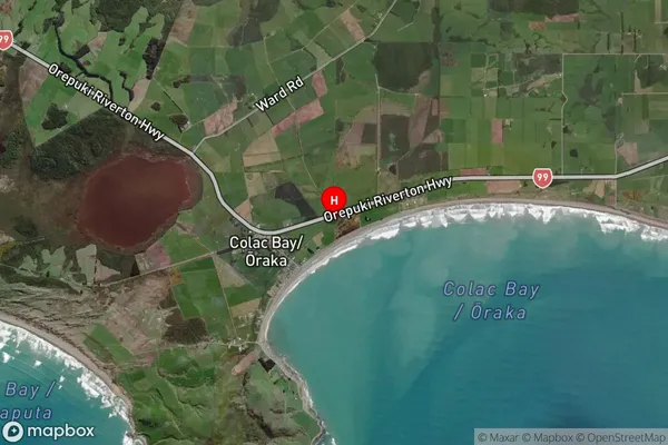 Colac Bay, Southland Satellite Map