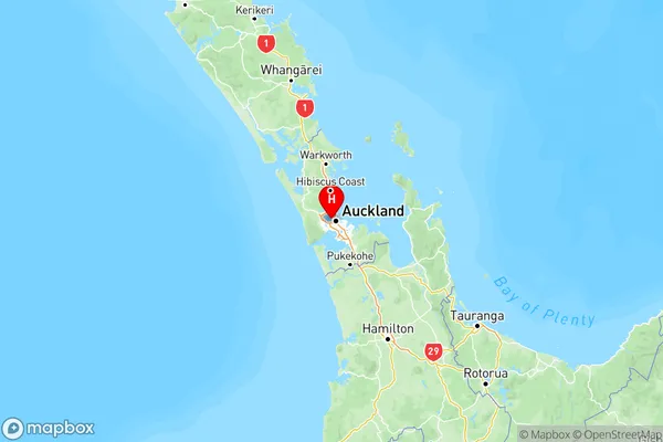 Westmere, Auckland Region Map