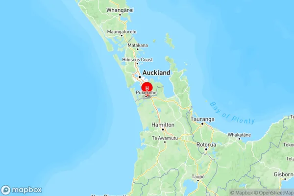 Buckland, Auckland Region Map