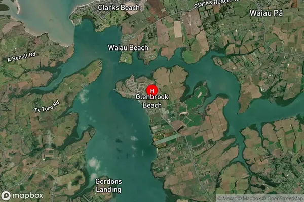 Glenbrook, Auckland Satellite Map