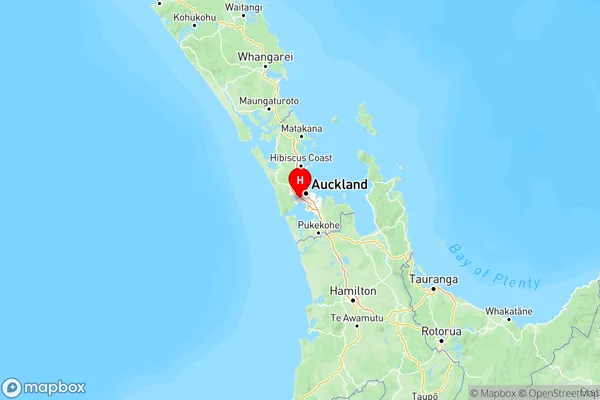 Miranda, Auckland Region Map