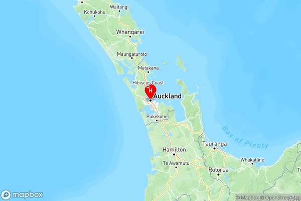 Port Waikato, Auckland Region Map