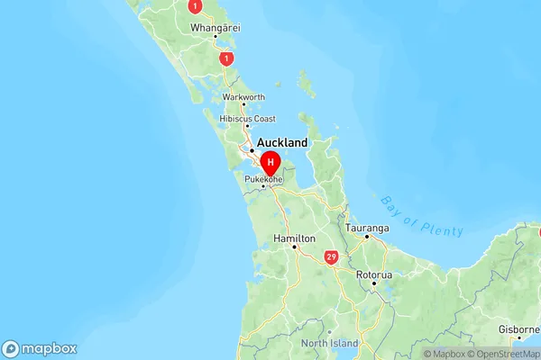 Ramarama, Auckland Region Map