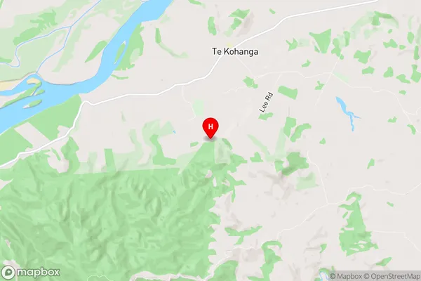 Te Kohanga, Waikato Region Map