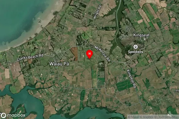 Waiau Pa, Auckland Satellite Map