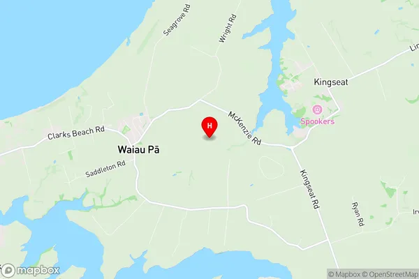 Waiau Pa, Auckland Region Map