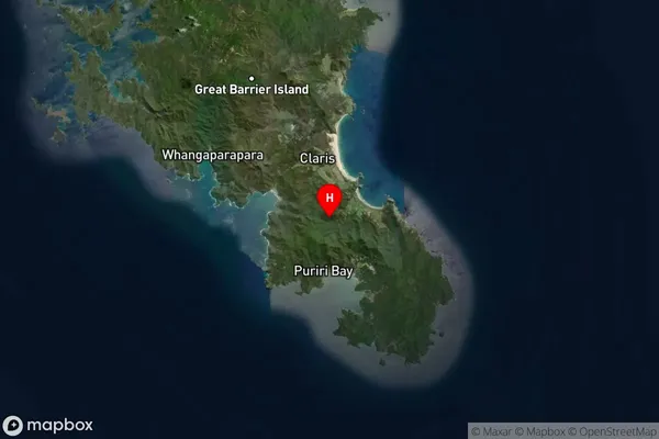 Great Barrier Island, Auckland Satellite Map