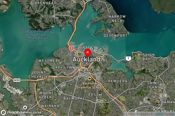 Hauraki Gulf Islands, Auckland Satellite Map