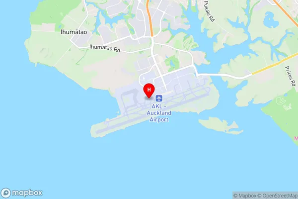 Auckland Airport, Auckland Region Map