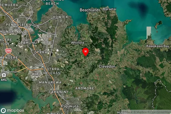 Brookby, Auckland Satellite Map