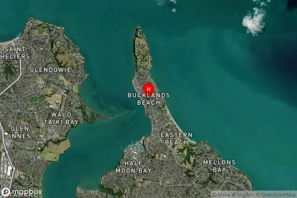 Bucklands Beach, Auckland Satellite Map