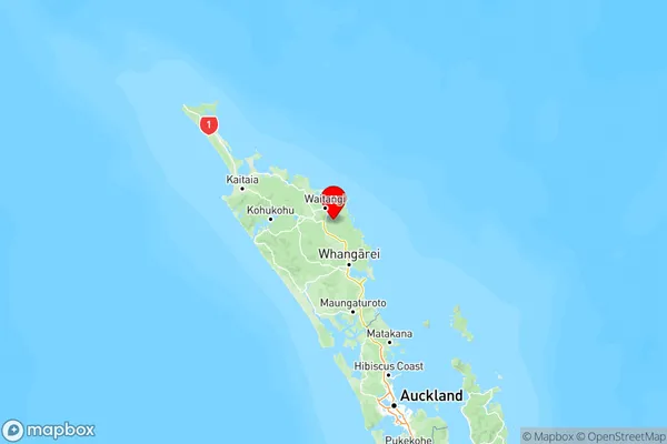 Karetu, Northland Region Map