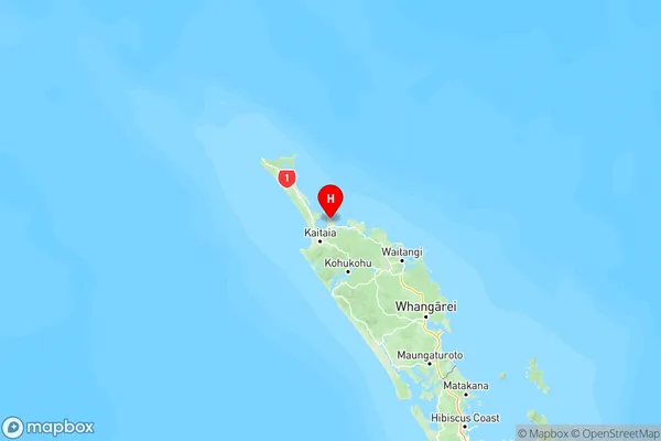 Lake Ohia, Northland Region Map