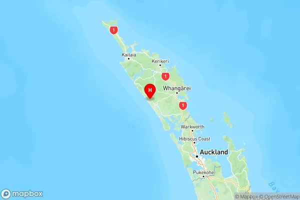 Mamaranui, Northland Region Map