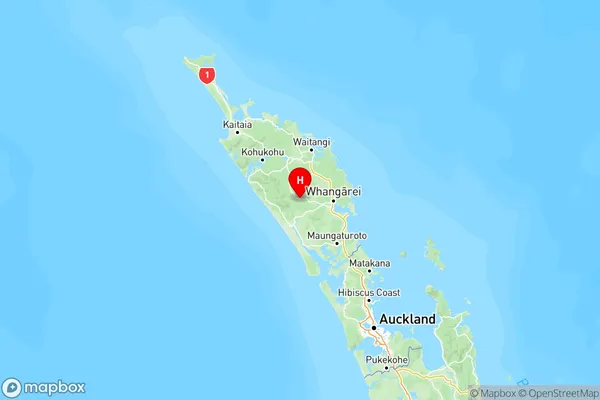 Parakao, Northland Region Map