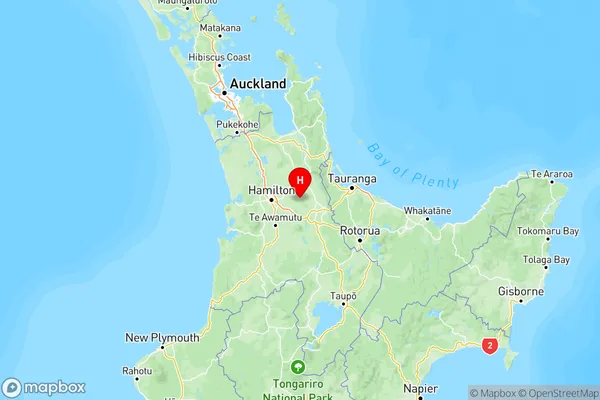 Kiwitahi, Waikato Region Map