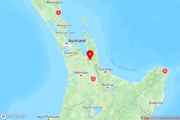 Netherton, Waikato Region Map