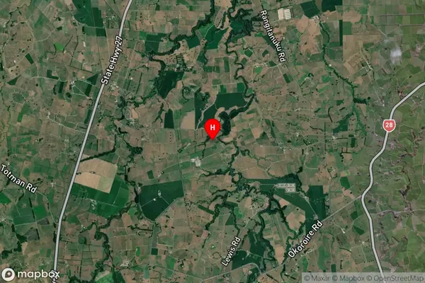 Okoroire, Waikato Satellite Map