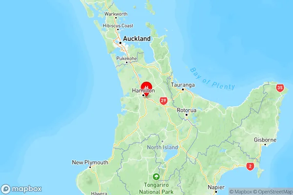 Tamahere, Waikato Region Map