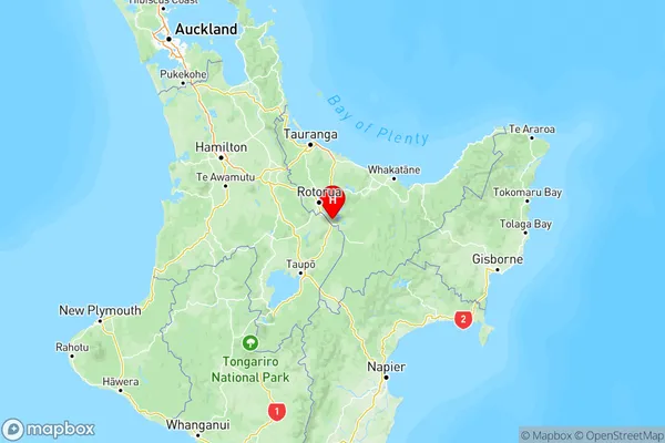 Waimangu, Bay of Plenty Region Map