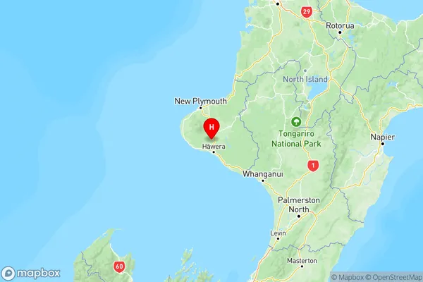 Matapu, Taranaki Region Map
