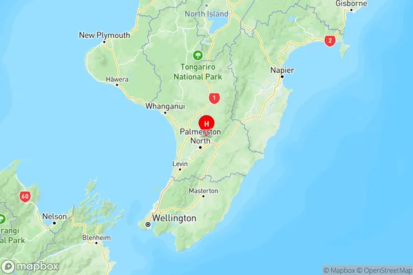Colyton, Manawatu-Wanganui Region Map