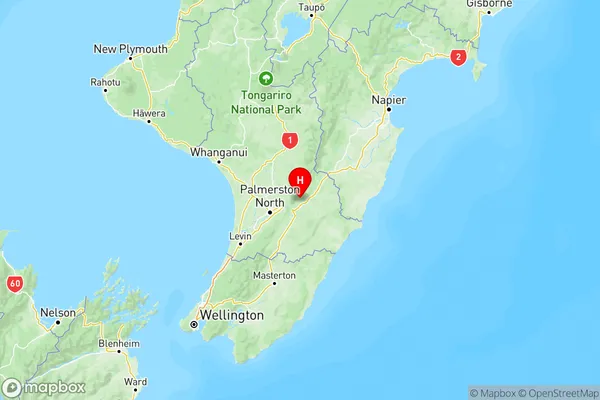 Kiritaki, Manawatu-Wanganui Region Map