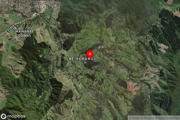 Reikorangi, Wellington Satellite Map