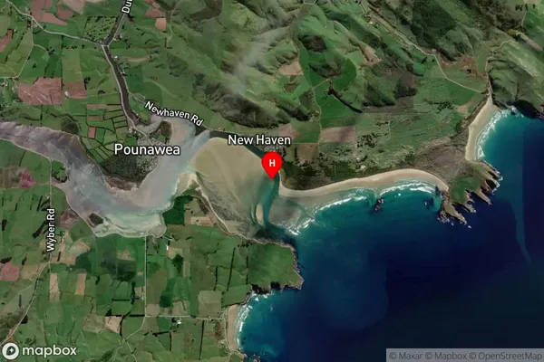 New Haven, Otago Satellite Map