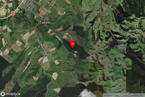 Tokoiti, Otago Satellite Map