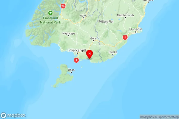 Fortrose, Southland Region Map