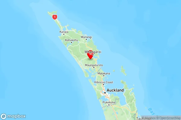 Waiotira, Northland Region Map