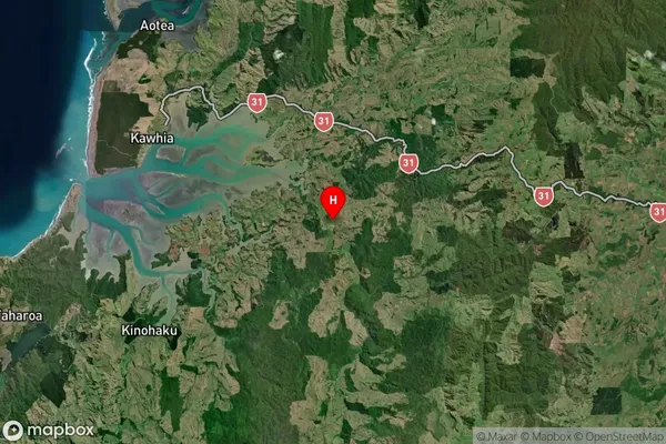 Owhiro, Waikato Satellite Map