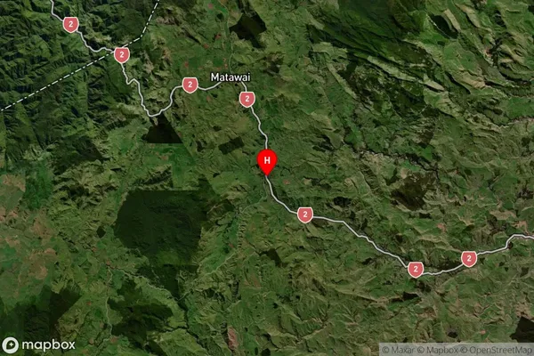 Matawai, Gisborne Satellite Map