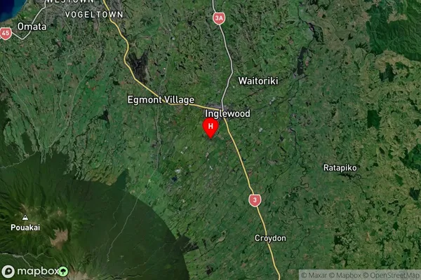 Inglewood, Taranaki Satellite Map