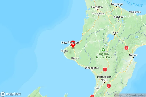 Inglewood, Taranaki Region Map