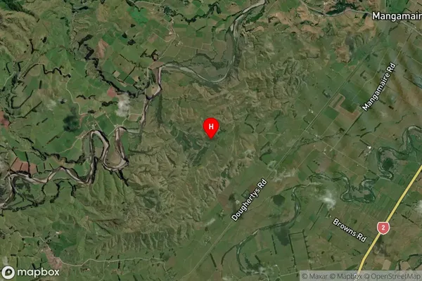 Mangamaire, Manawatu-Wanganui Satellite Map