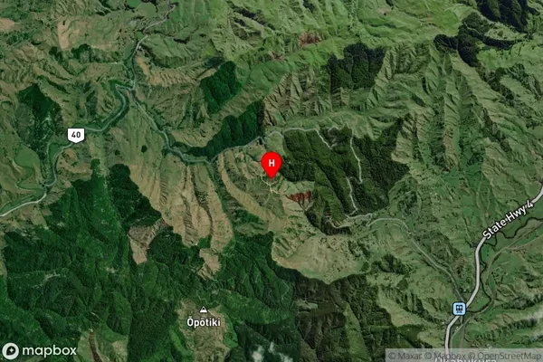 Okahukura, Manawatu-Wanganui Satellite Map