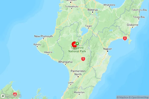 Rangataua, Manawatu-Wanganui Region Map