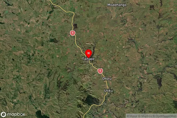 Taihape, Manawatu-Wanganui Satellite Map