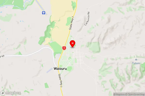 Waiouru Military Camp, Manawatu-Wanganui Region Map