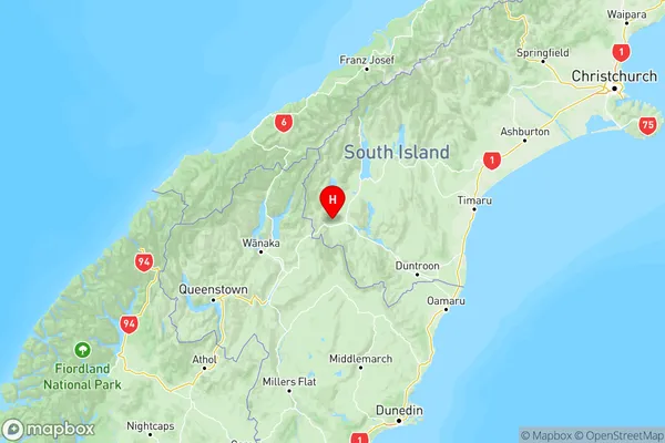 Quailburn, Canterbury Region Map