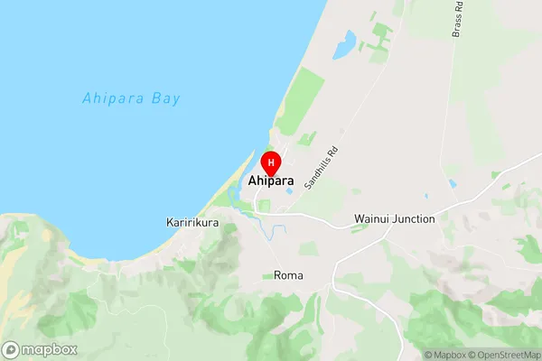 Ahipara, Northland Region Map