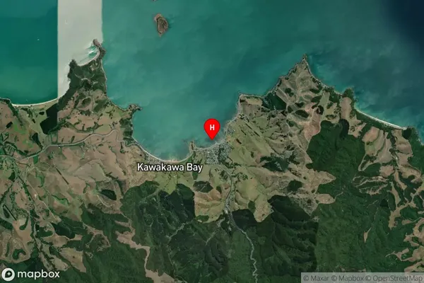 Kawakawa Bay, Auckland Satellite Map