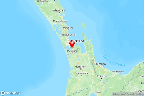 Manurewa, Auckland Region Map