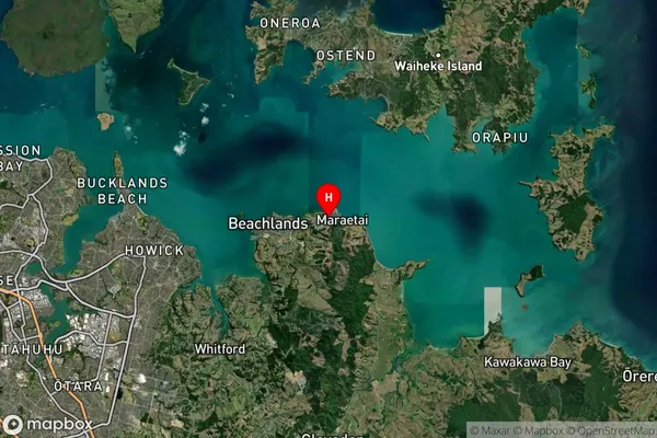 Maraetai, Auckland Satellite Map