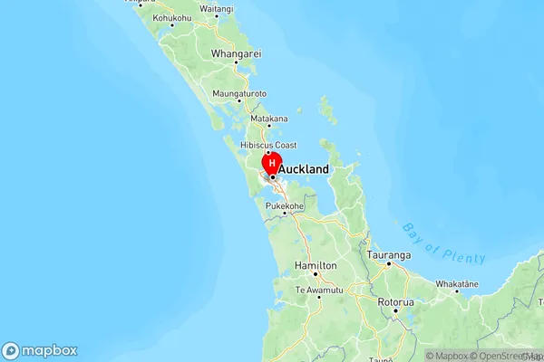 Balmoral, Auckland Region Map